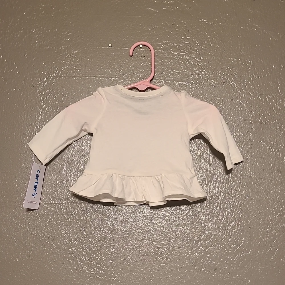 Carter's Bundle of Love White Kids Top Newborn NWT